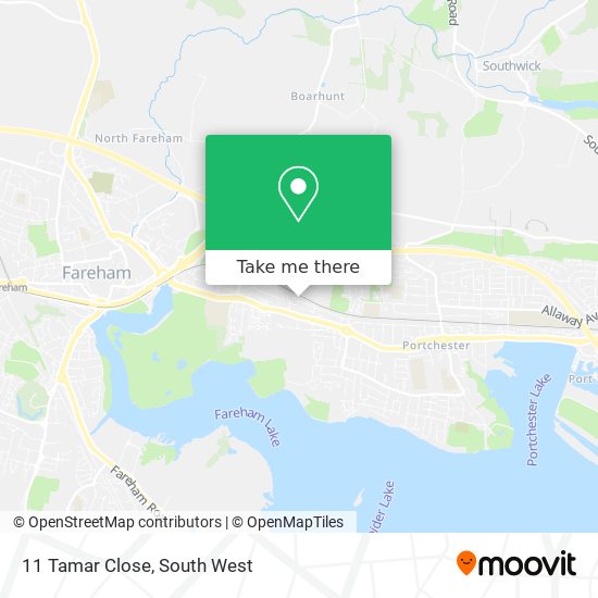 11 Tamar Close map