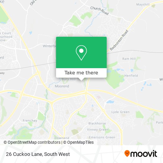 26 Cuckoo Lane map