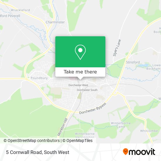 5 Cornwall Road map