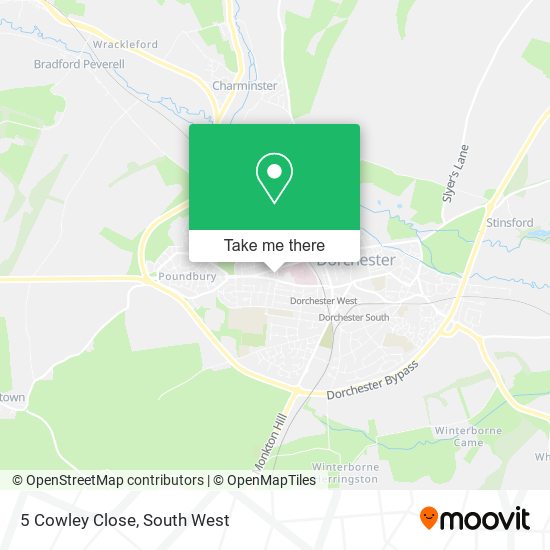 5 Cowley Close map