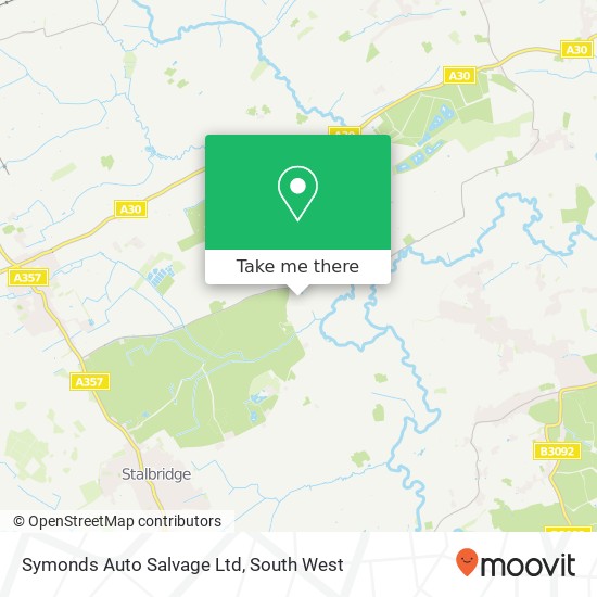 How To Get To Symonds Auto Salvage Ltd In North Dorset By Bus Or Train