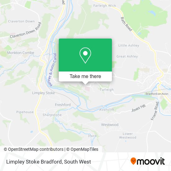 Limpley Stoke Bradford map