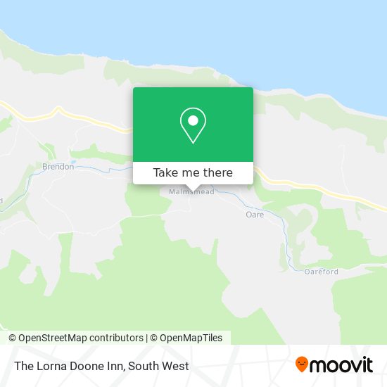 The Lorna Doone Inn map