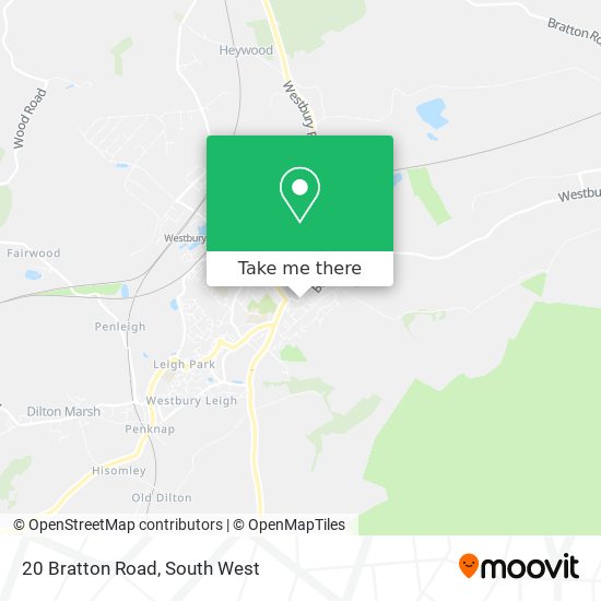 20 Bratton Road map