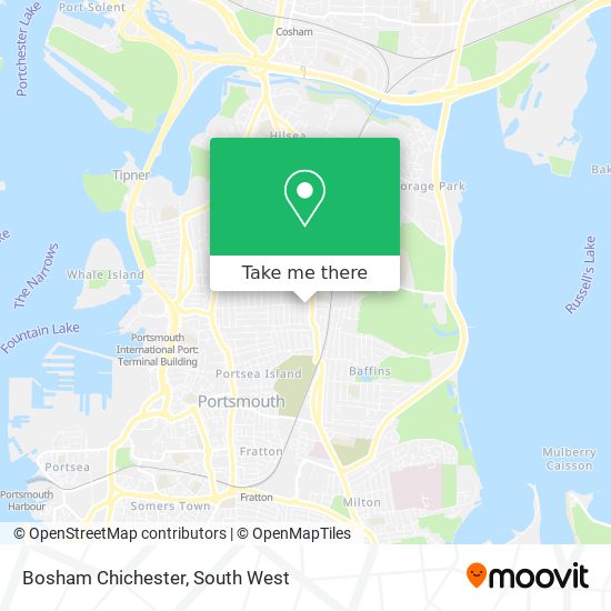 Bosham Chichester map