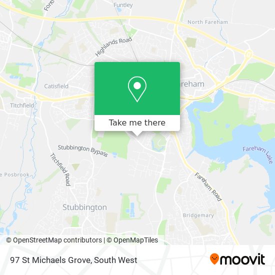 97 St Michaels Grove map
