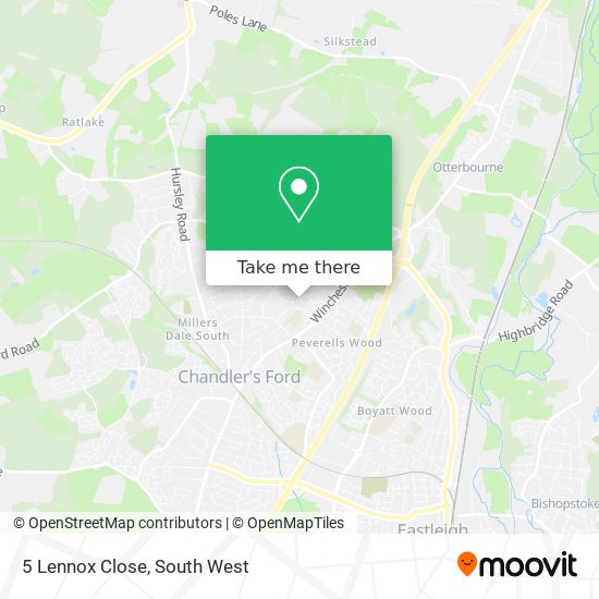 5 Lennox Close map