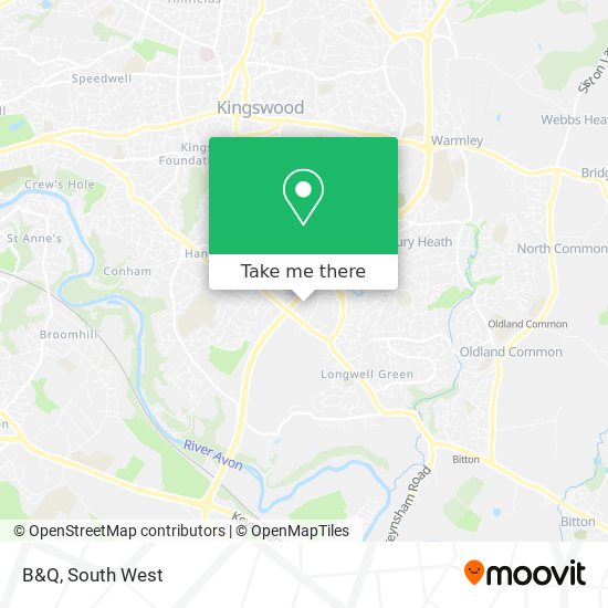 B&Q map