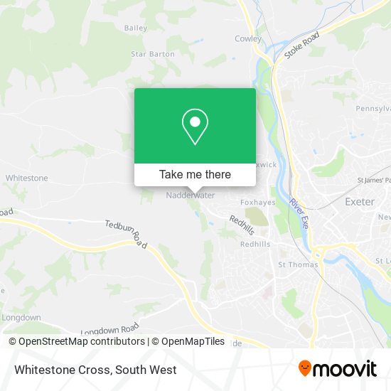 Whitestone Cross map