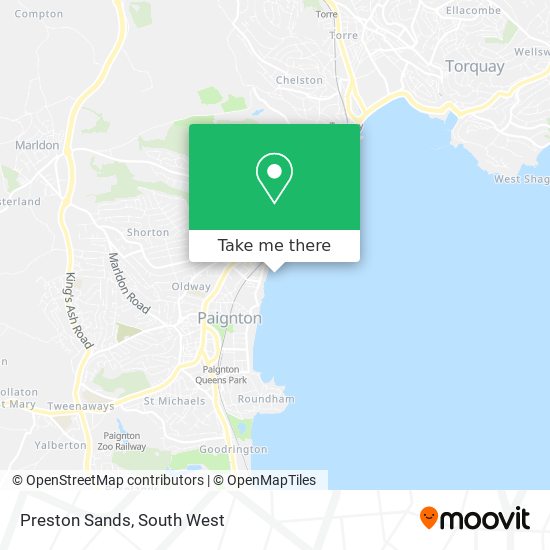 Preston Sands map