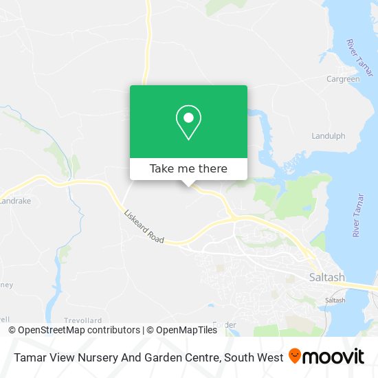 Tamar View Nursery And Garden Centre map