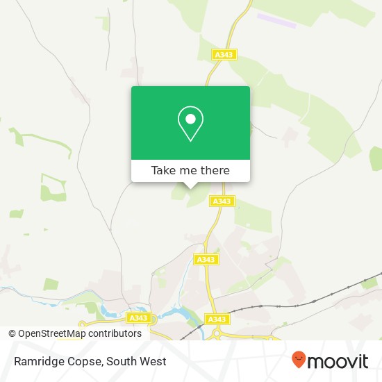 Ramridge Copse map