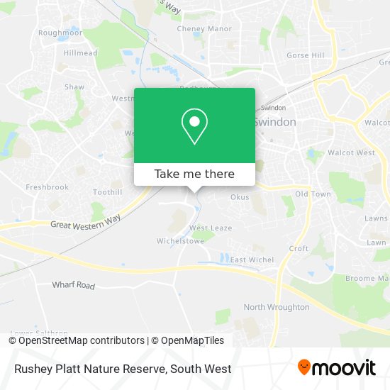 Rushey Platt Nature Reserve map