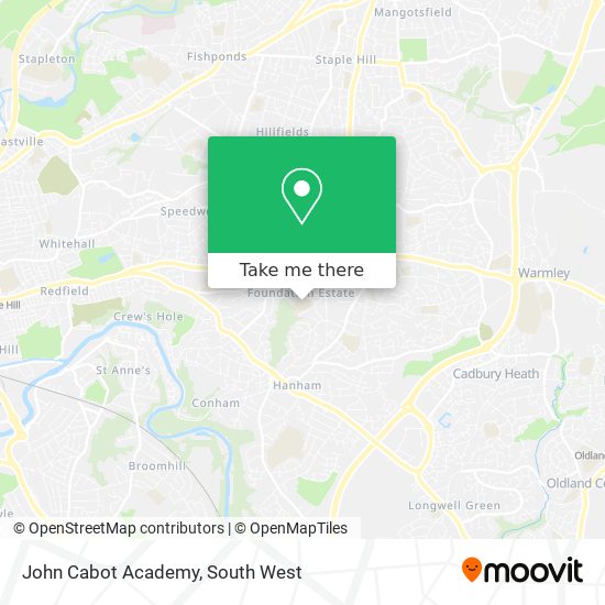 John Cabot Academy map