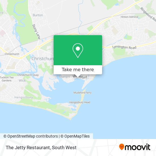 The Jetty Restaurant map