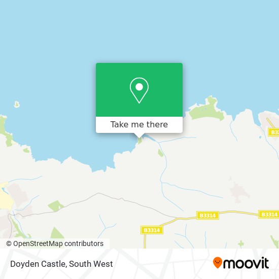 Doyden Castle map