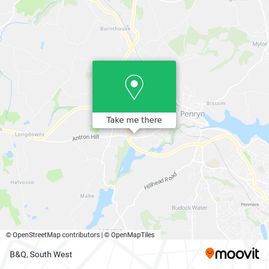 B&Q map