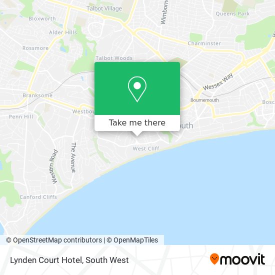 Lynden Court Hotel map