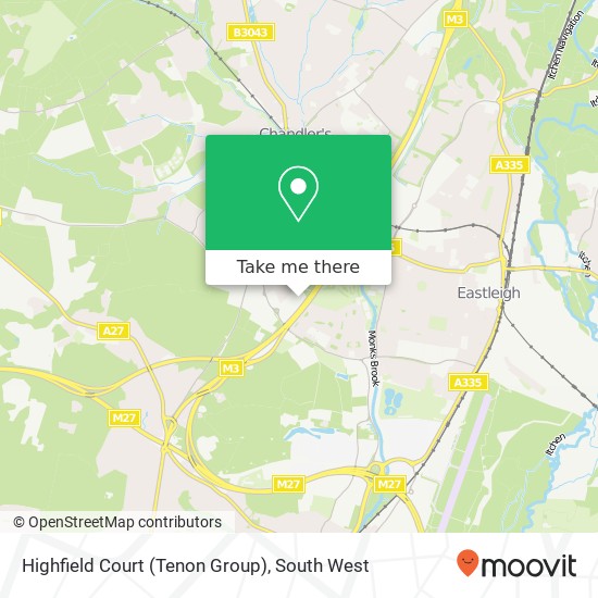 Highfield Court (Tenon Group) map