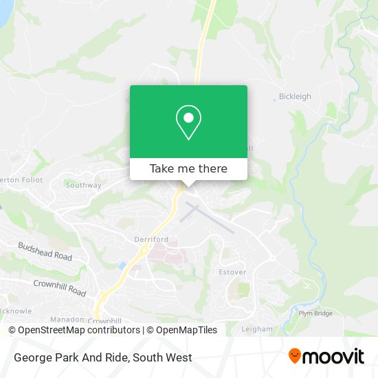 George Park And Ride map