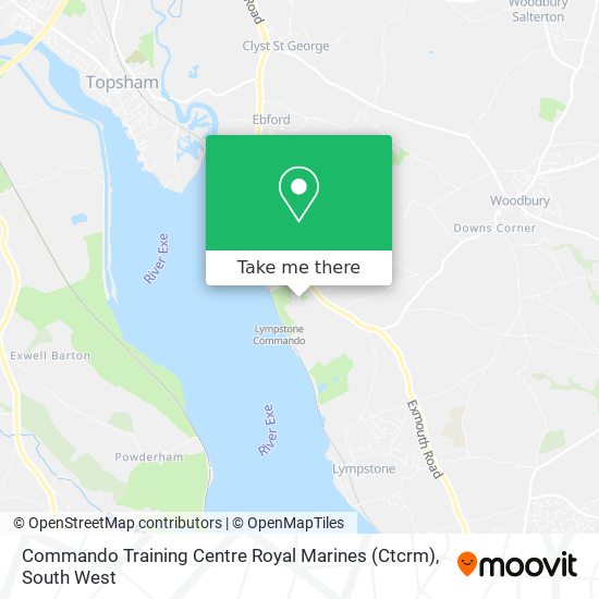 Commando Training Centre Royal Marines (Ctcrm) map