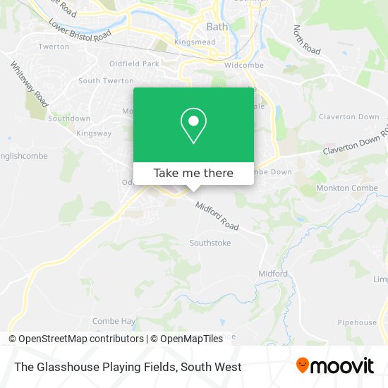 The Glasshouse Playing Fields map