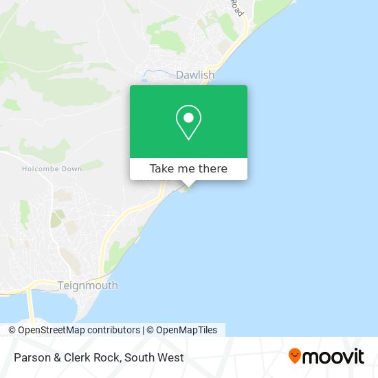 Parson & Clerk Rock map