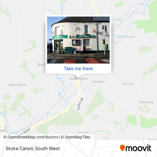 Stoke Canon map