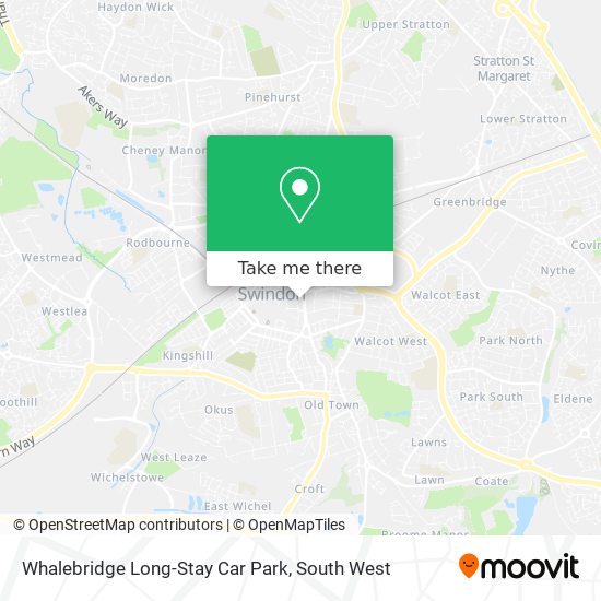Whalebridge Long-Stay Car Park map