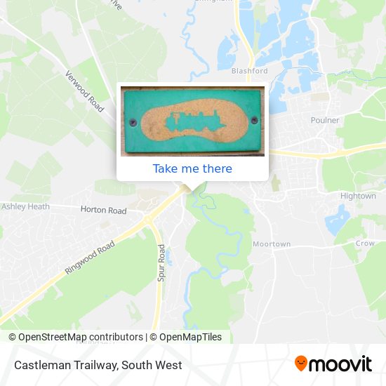 Castleman Trailway map