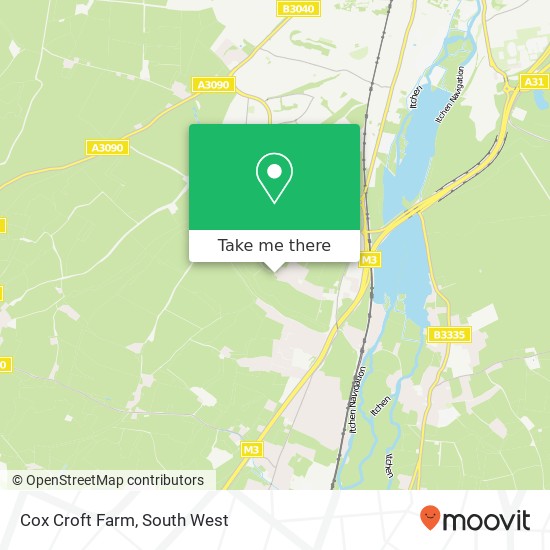 Cox Croft Farm map