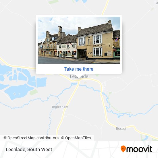 Lechlade map