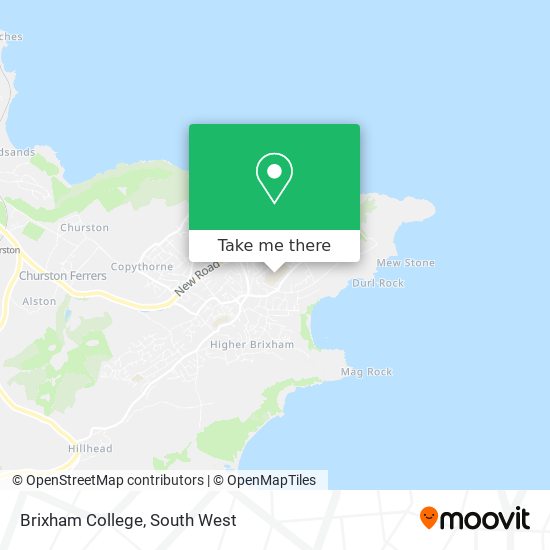 Brixham College map