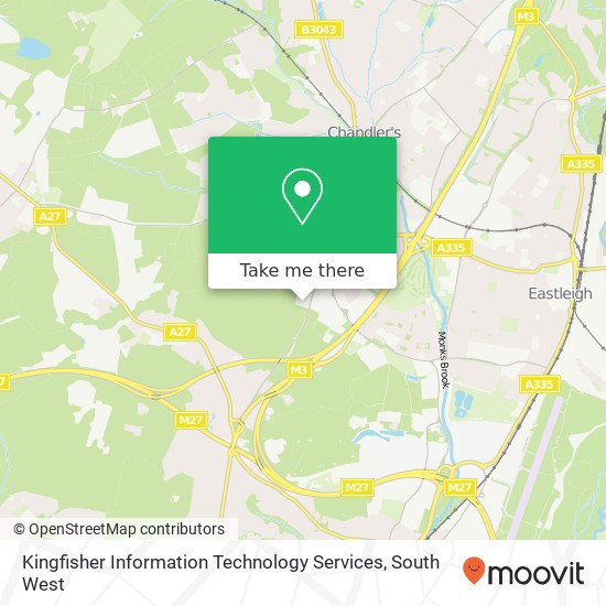Kingfisher Information Technology Services map