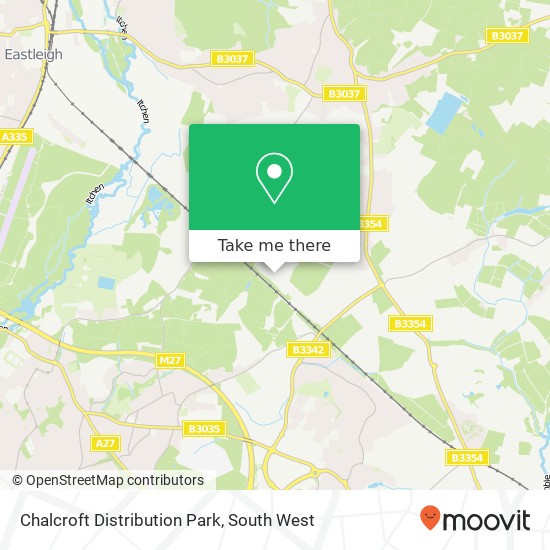 Chalcroft Distribution Park map