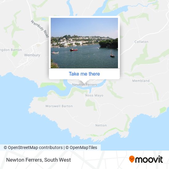 Newton Ferrers map