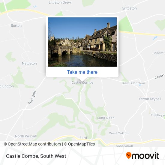 Castle Combe map