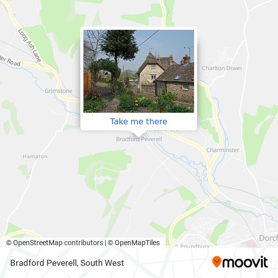 Bradford Peverell map