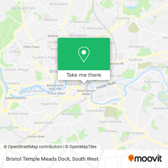 Bristol Temple Meads Dock map