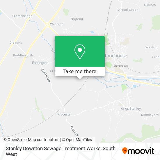 Stanley Downton Sewage Treatment Works map