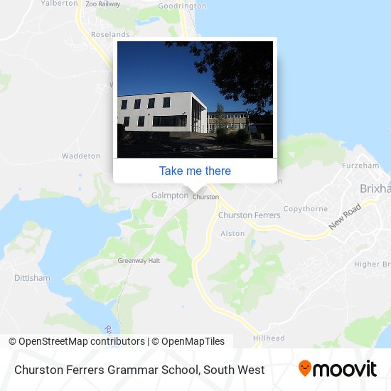 Churston Ferrers Grammar School map