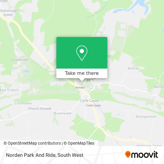 Norden Park And Ride map