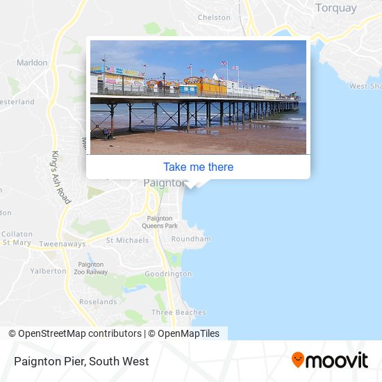 Paignton Pier map