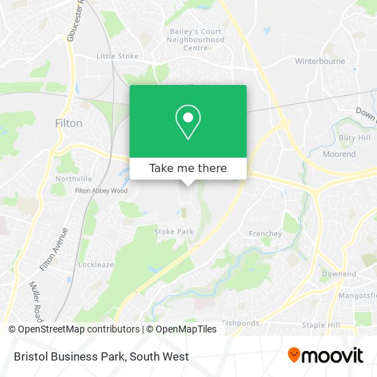 Bristol Business Park map