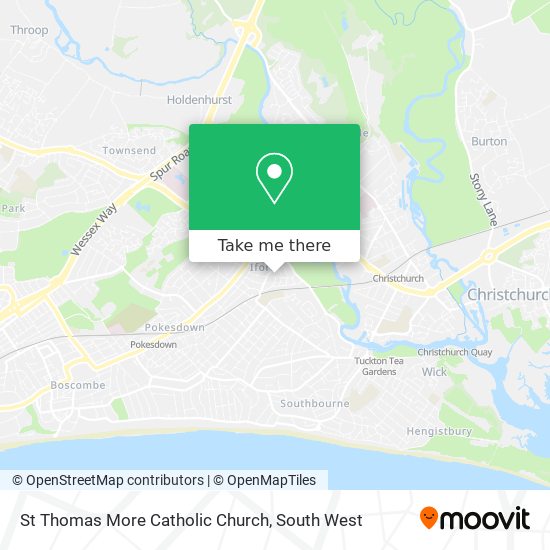 St Thomas More Catholic Church map