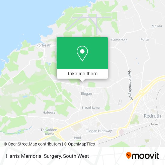 Harris Memorial Surgery map