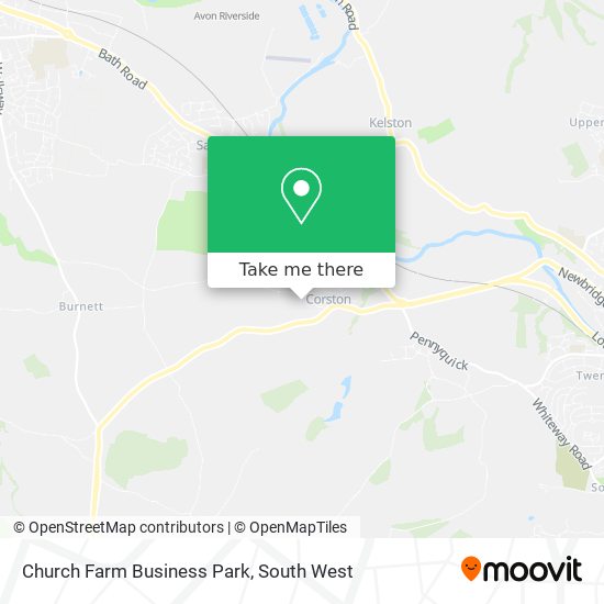 Church Farm Business Park map