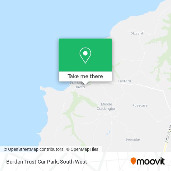 Burden Trust Car Park map