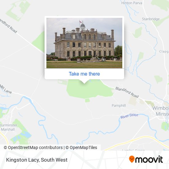 Kingston Lacy map