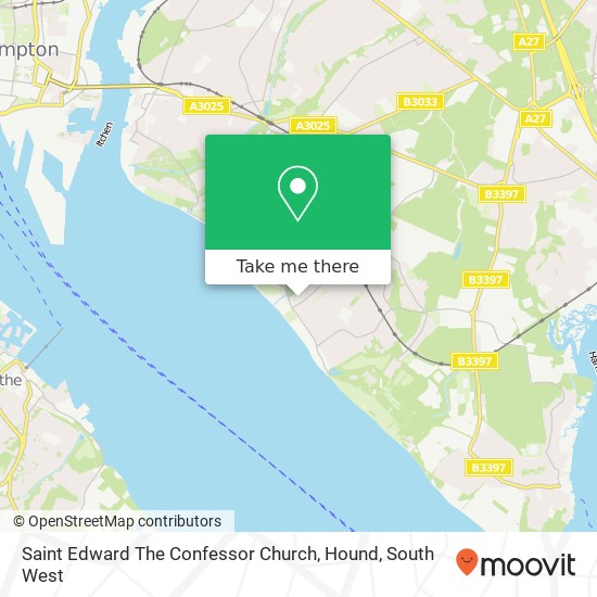 Saint Edward The Confessor Church, Hound map
